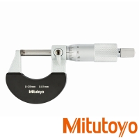 Mikrometr zewnętrzny analogowy (0-25)mm Mitutoyo (102-301) z akredytowanym świadectwem wzorcowania PCA