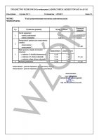 Akredytowane świadectwo wzorcowania PCA dla czujnika dźwigniowego analogowego 0,01mm, 0,8mm Mitutoyo (513-404-10E)