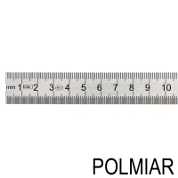 Przymiar półsztywny MLPd Polmiar 200mm z akredytowanym świadectwem wzorcowania PCA
