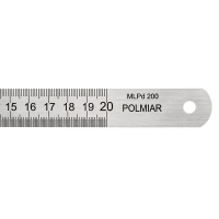 Przymiar półsztywny MLPd Polmiar 200mm z akredytowanym świadectwem wzorcowania PCA