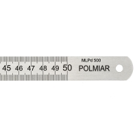 Przymiar półsztywny MLPd Polmiar 500mm z akredytowanym świadectwem wzorcowania PCA