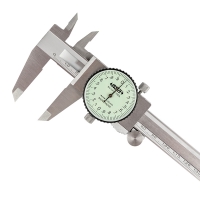 Suwmiarka analogowa czujnikowa zegarowa 0,02mm, 150mm Insize (1312-150A) z akredytowanym świadectwem wzorcowania PCA